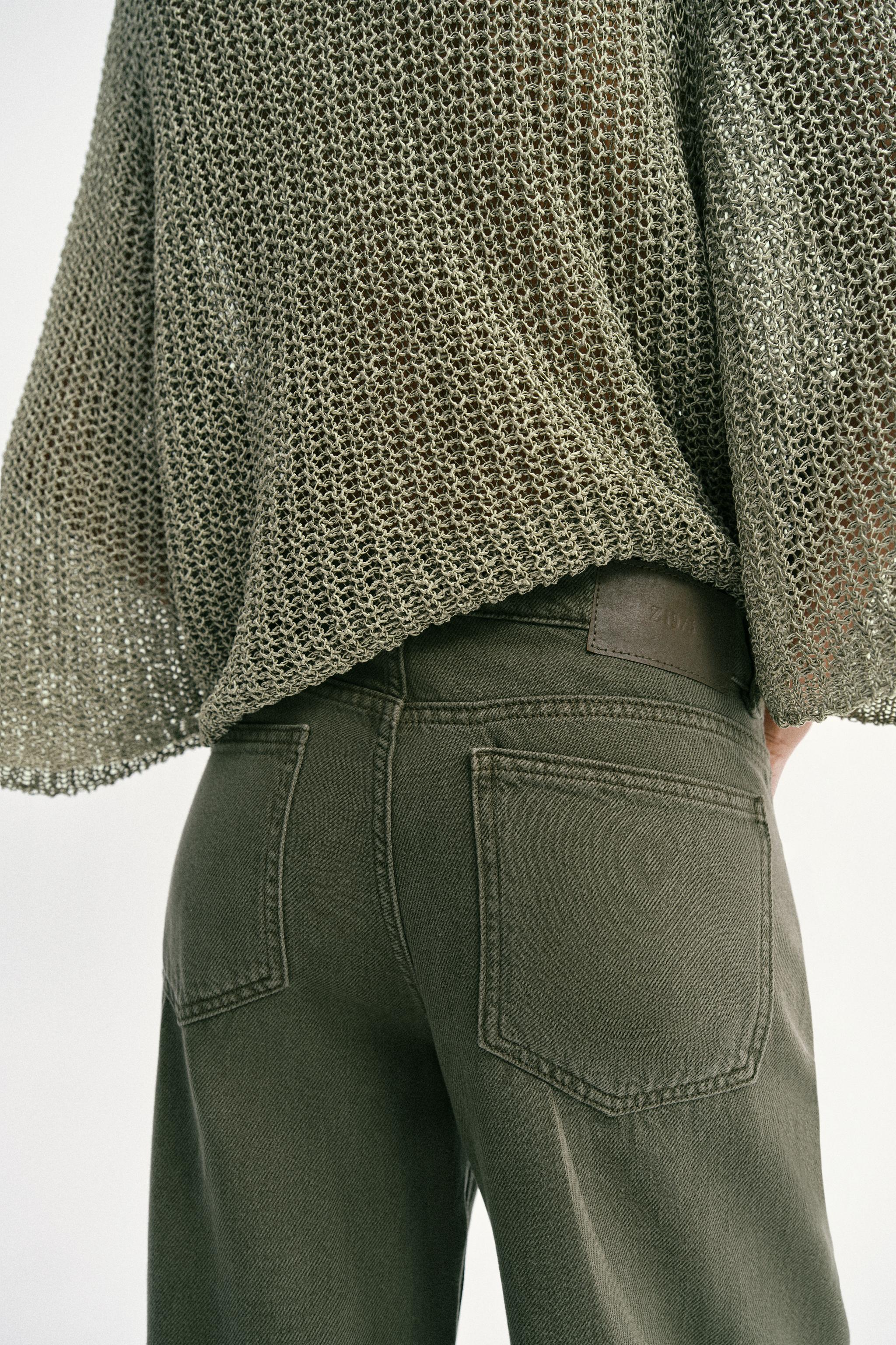 Z1975 HIGH-WAISTED FLUID WIDE LEG JEANS